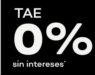 TAE 0% sin intereses
