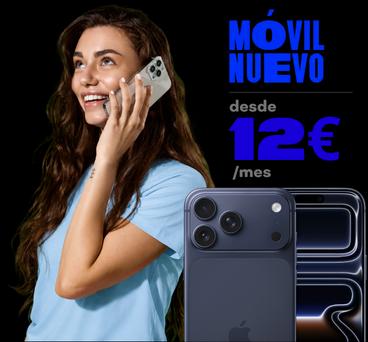 Móvil nuevo desde 12€/mes