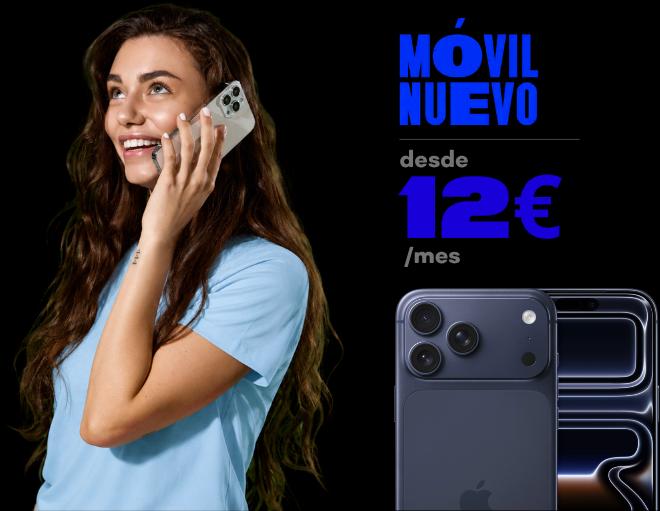 Móvil nuevo desde 12€/mes