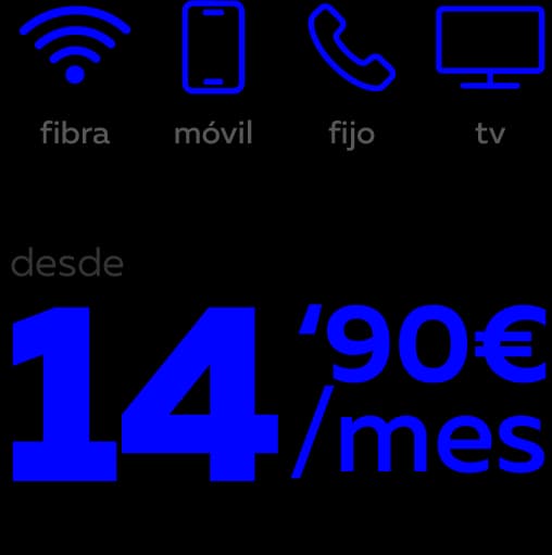 Desde 14,90€/mes