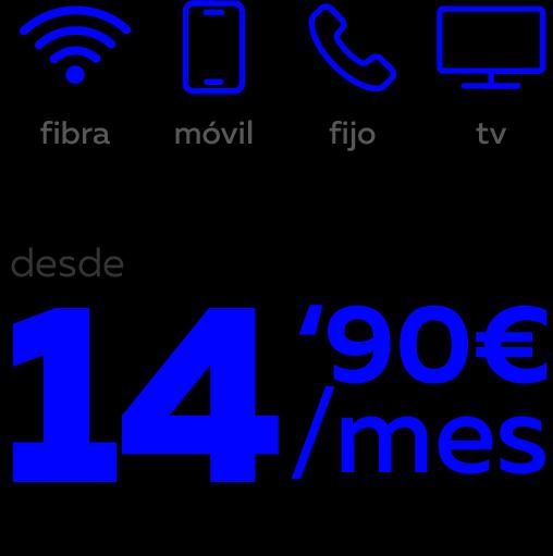 Desde 14,90€/mes